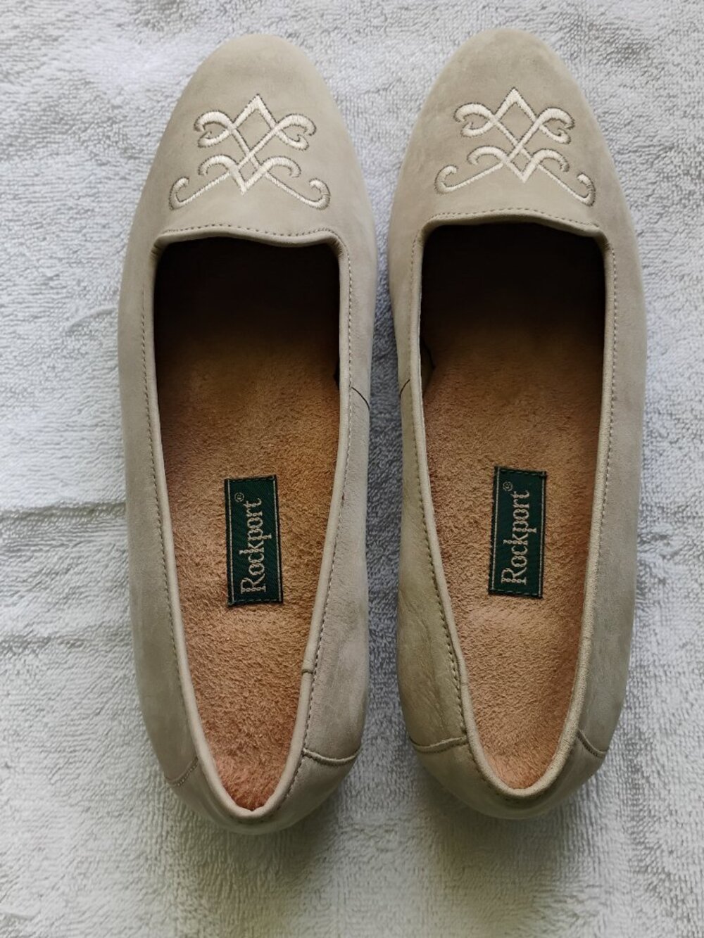 Rockport Comfort Suede Loafers Sz 6W